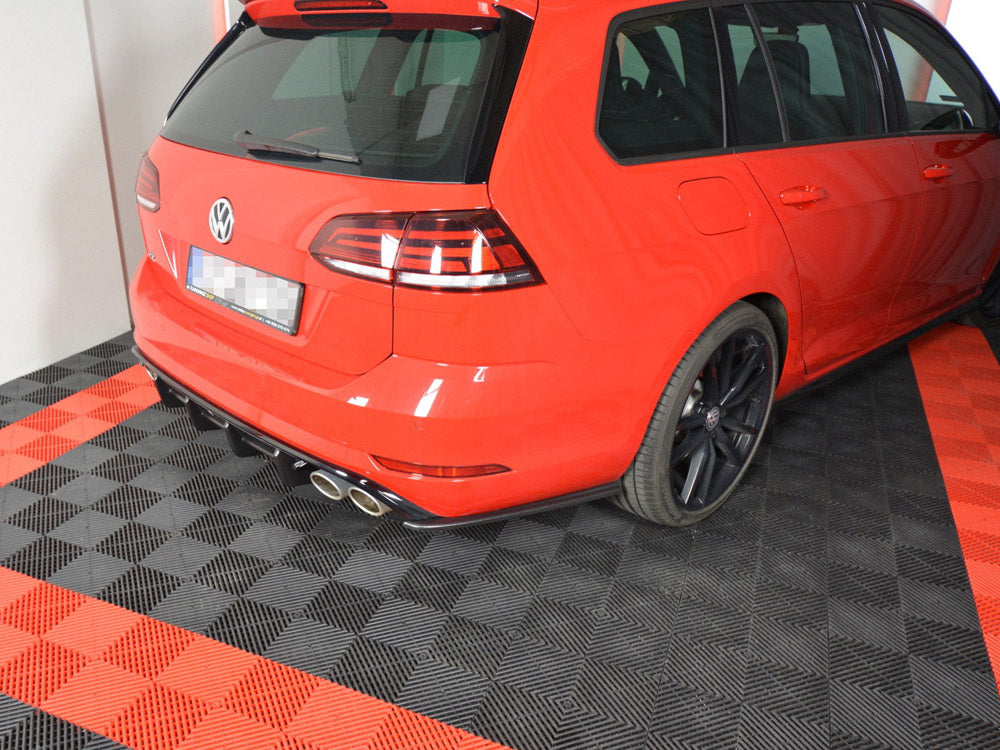 Rear Side Splitters V.1 Vw Golf 7 R Variant Facelift - Wayside Performance 