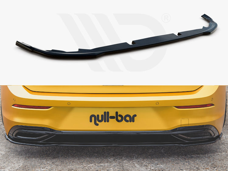 Central Rear Splitter Vw Golf Mk8 (2020-) - Wayside Performance 