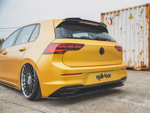Central Rear Splitter Vw Golf Mk8 (2020-) - Wayside Performance 
