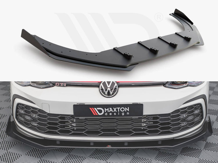 Racing Durability Front Splitter (+flaps) Vw Golf 8 Gti / R-line (2020-) - Wayside Performance 