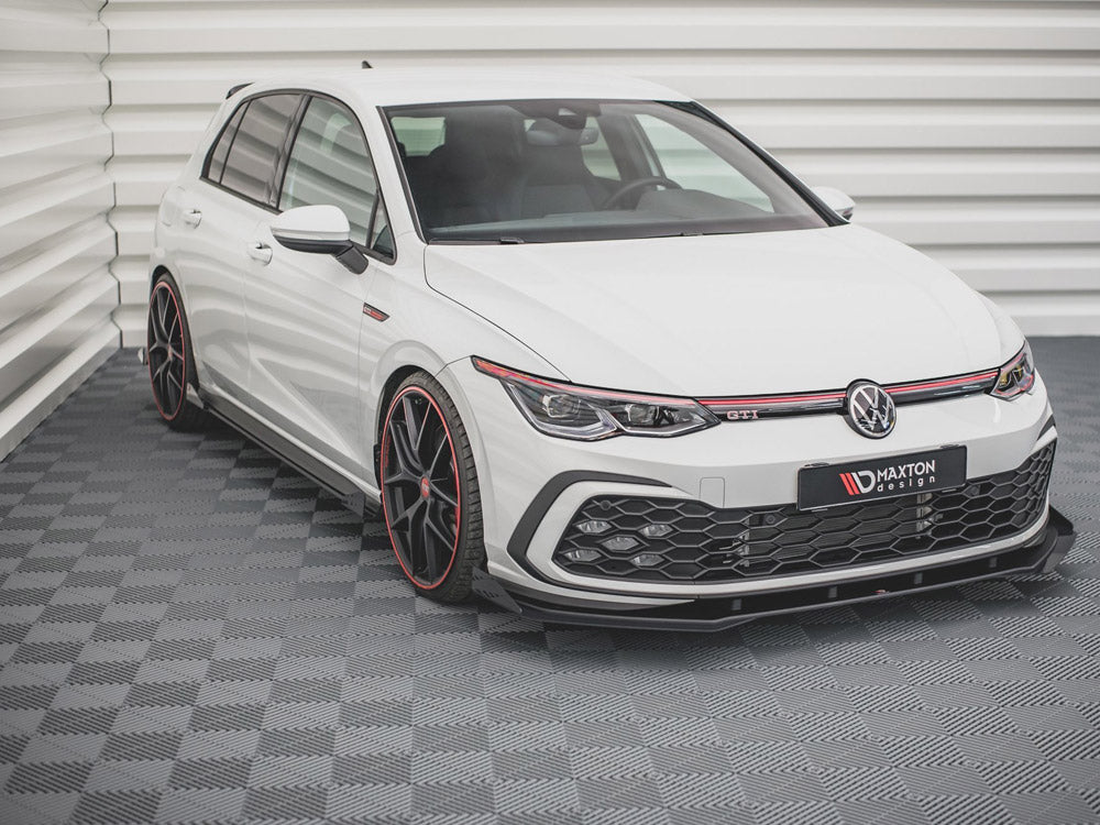 Racing Durability Front Splitter (+flaps) Vw Golf 8 Gti / R-line (2020-) - Wayside Performance 