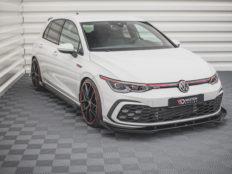 Racing Durability Front Splitter (+flaps) Vw Golf 8 Gti / R-line (2020-) - Wayside Performance 