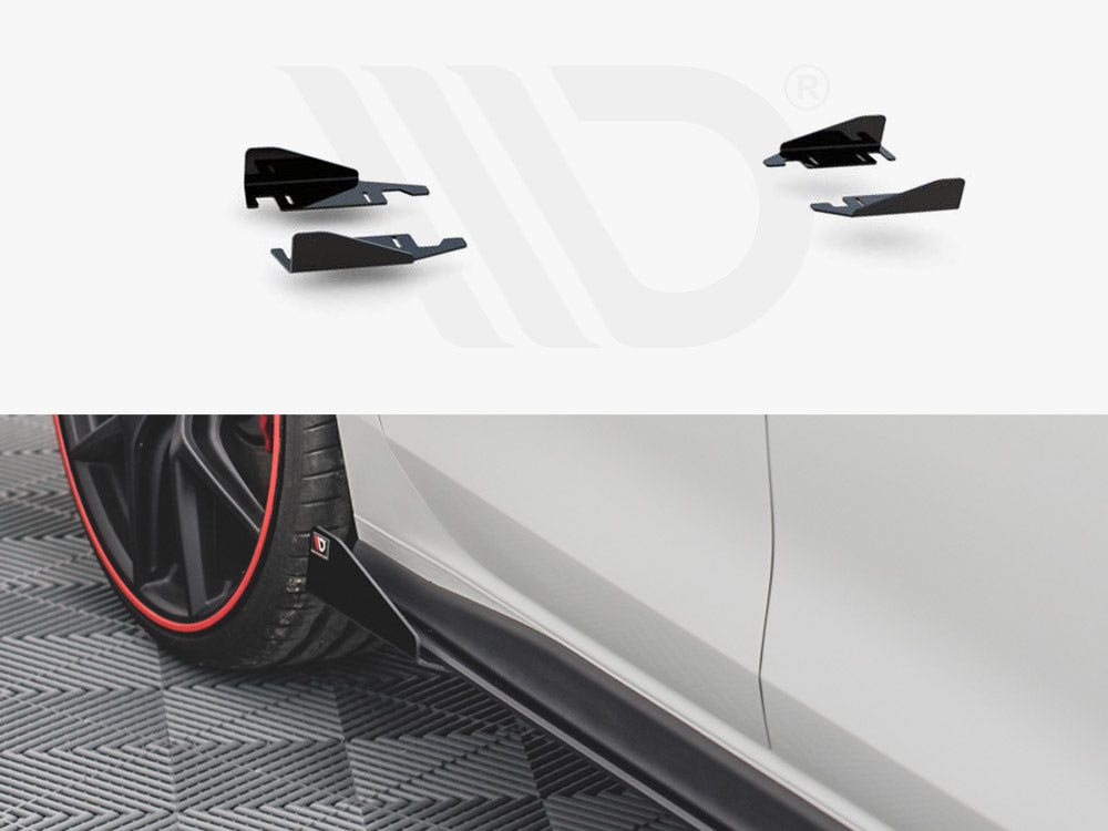 Side Flaps Vw Golf 8 Gti / Gti Clubsport / R-line (2020-) - Wayside Performance 
