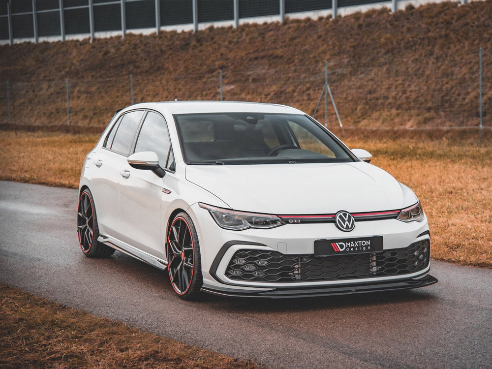 Front Splitter V5 Vw Golf 8 Gti / R-line (2020-) - Wayside Performance 