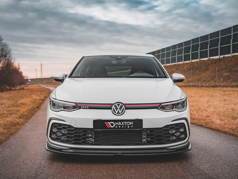 Front Splitter V5 Vw Golf 8 Gti / R-line (2020-) - Wayside Performance 
