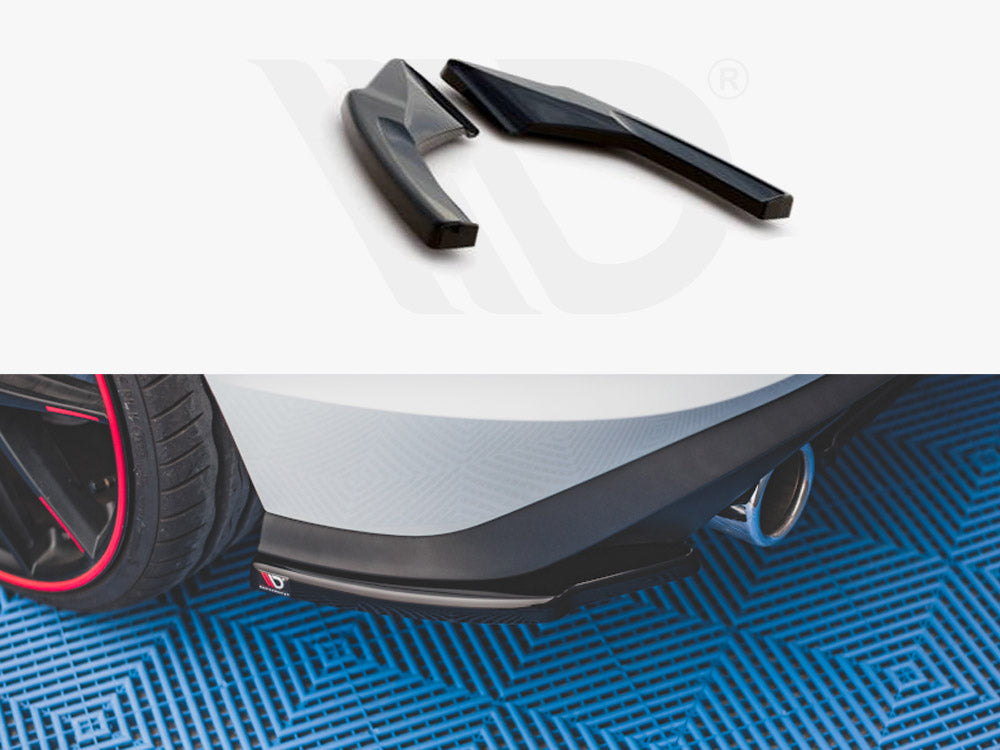 Rear Side Splitters Vw Golf Mk8 Gti (2020-) - Wayside Performance 