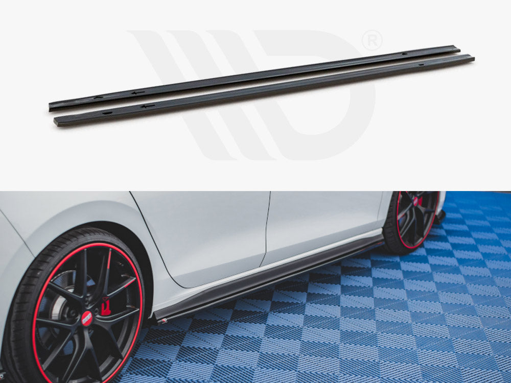 Side Skirts Diffusers Vw Golf Mk8 Gti / Gti Clubsport / R-line (2020-) - Wayside Performance 