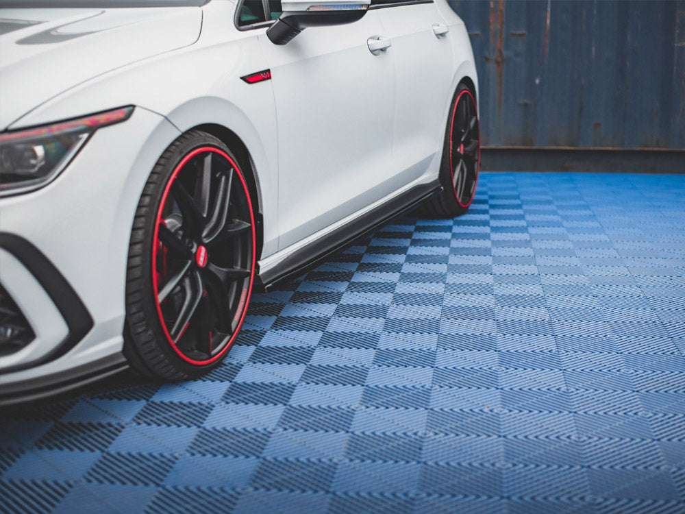 Side Skirts Diffusers Vw Golf Mk8 Gti / Gti Clubsport / R-line (2020-) - Wayside Performance 