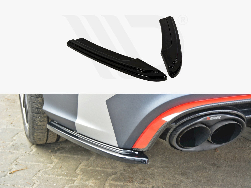 Maxton Design Rear Side Splitters Audi Rs6 C7 - Wayside Performance