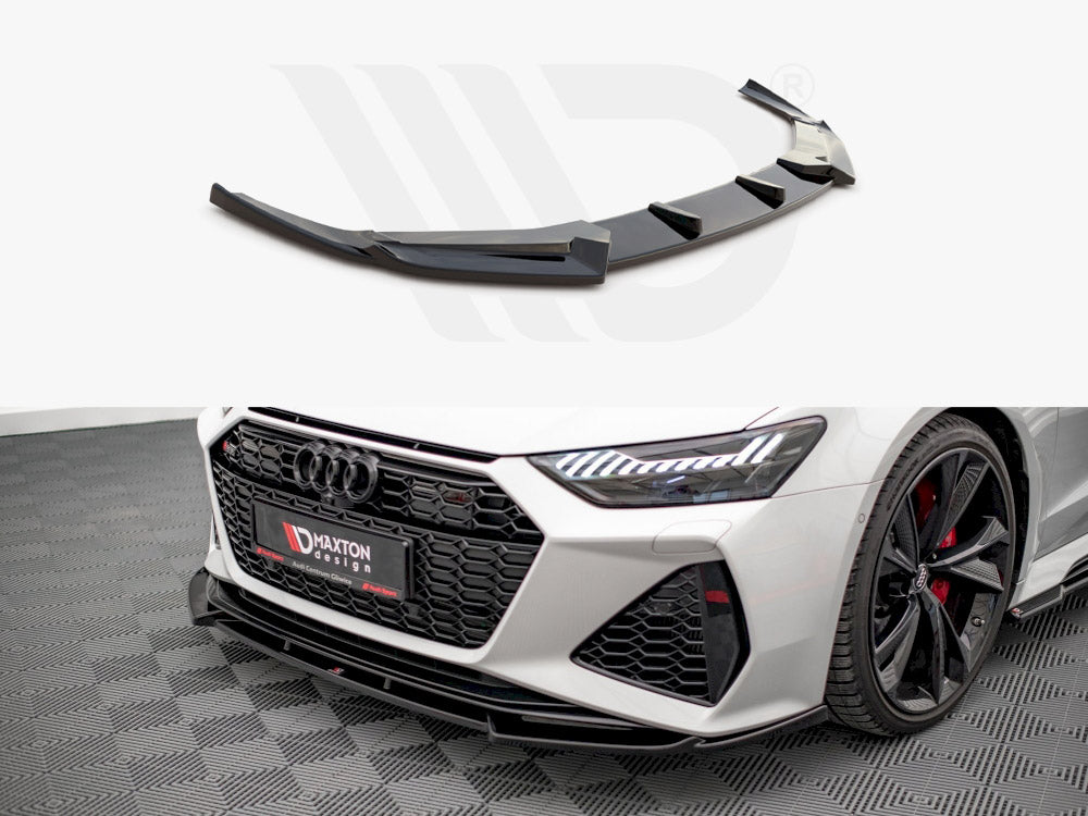 Maxton Design Front Splitter V1 Audi Rs6 C8 / Rs7 C8 (2019-) - Wayside Performance 