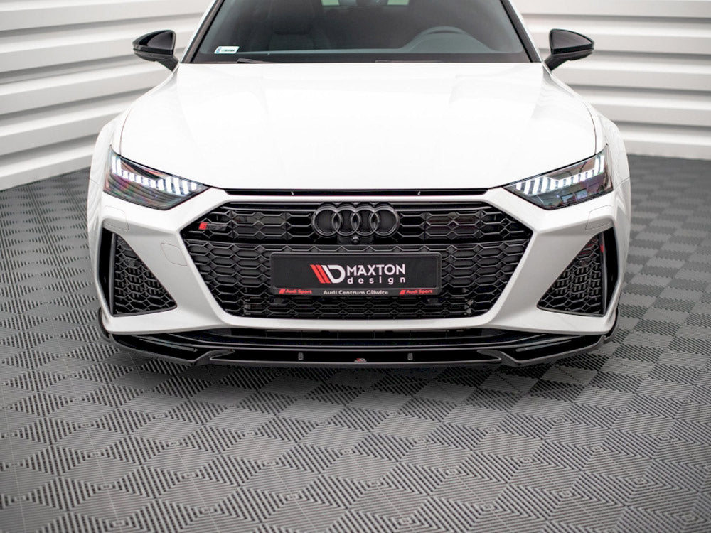 Maxton Design Front Splitter V1 Audi Rs6 C8 / Rs7 C8 (2019-) - Wayside Performance 