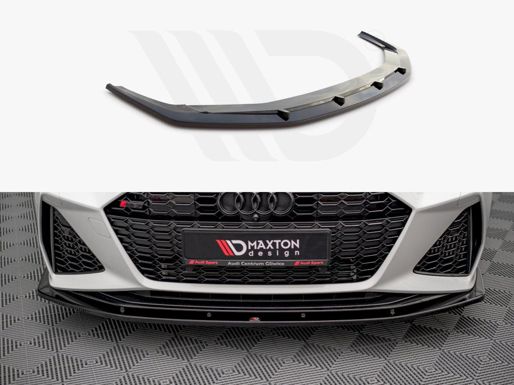 Maxton Design Front Splitter V2 Audi Rs6 C8 / Rs7 C8 (2019-) - Wayside Performance 