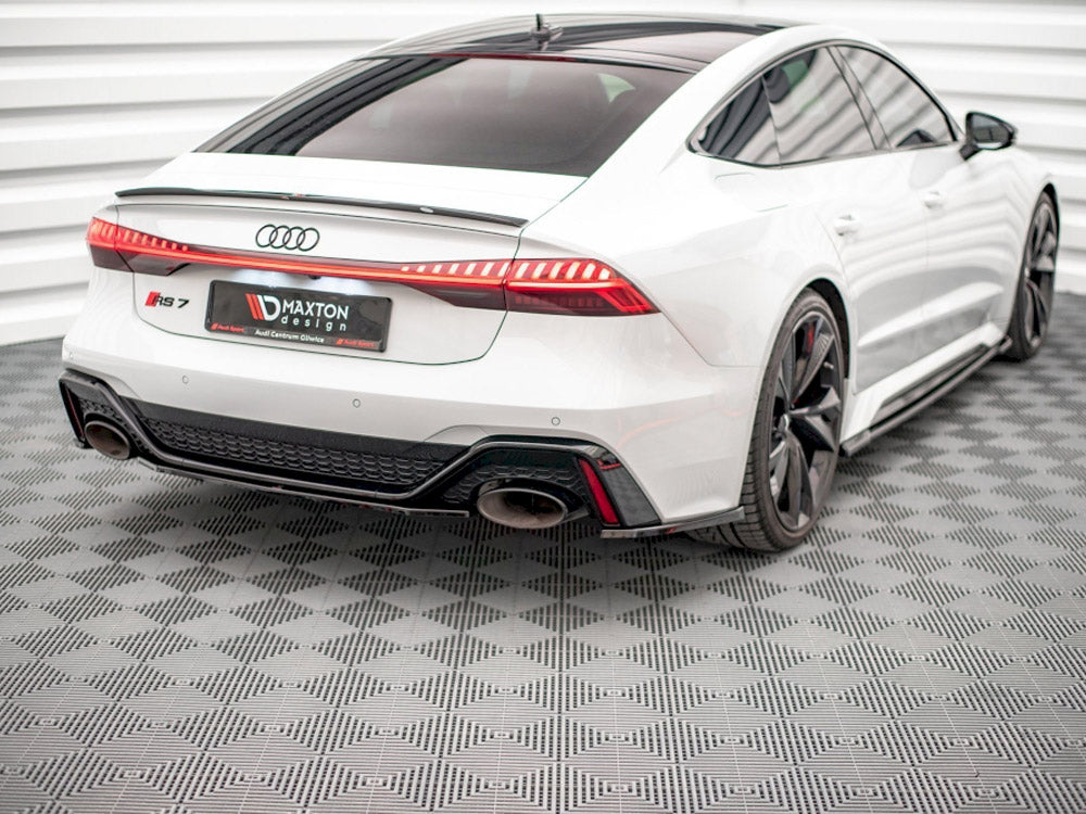 Maxton Design Central Rear Splitter Audi Rs6 C8 / Rs7 C8 (2019-) - Wayside Performance 