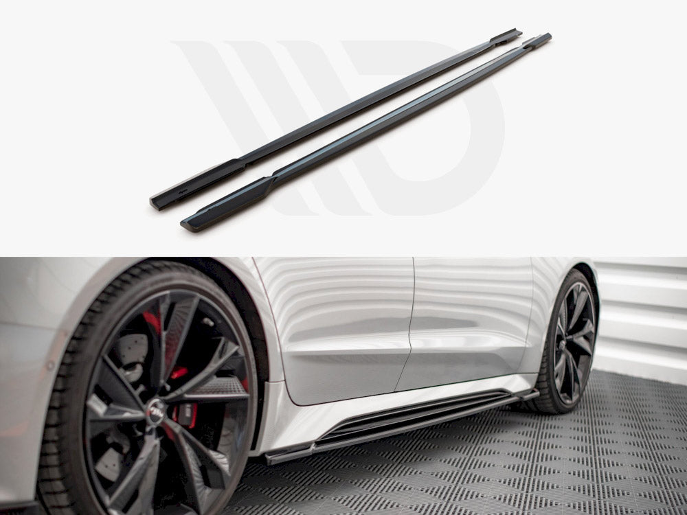 Maxton Design Side Skirts Splitters V.1 Audi Rs6 C8 / Rs7 C8 (2019-) - Wayside Performance 