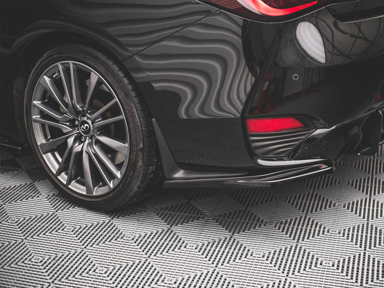 Rear Side Splitters Infiniti Q60 S Mk2 (2017-) - Wayside Performance 