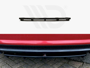 Central Rear Splitter (Vertical Bars) Audi A7 S-Line Facelift - Wayside Performance 