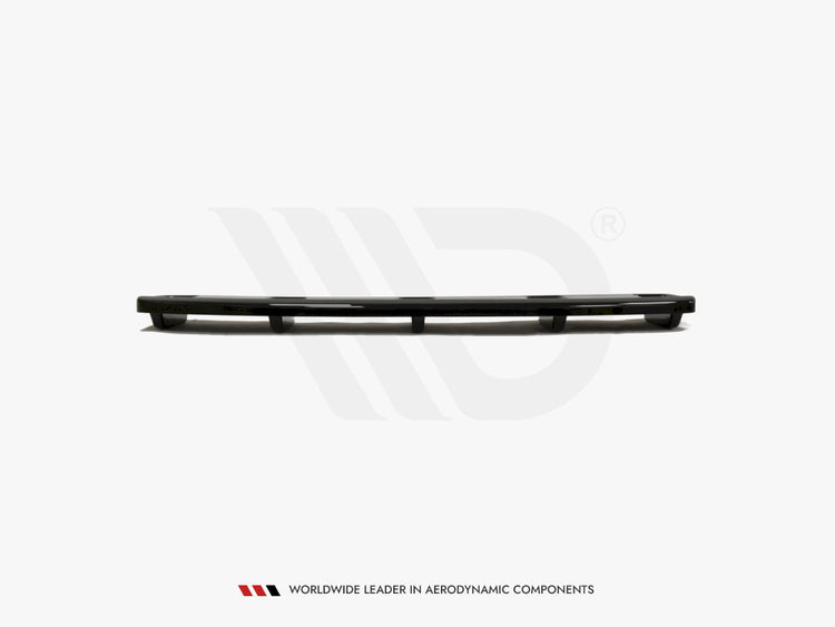 Central Rear Splitter (Vertical Bars) Audi A7 S-Line Facelift - Wayside Performance 
