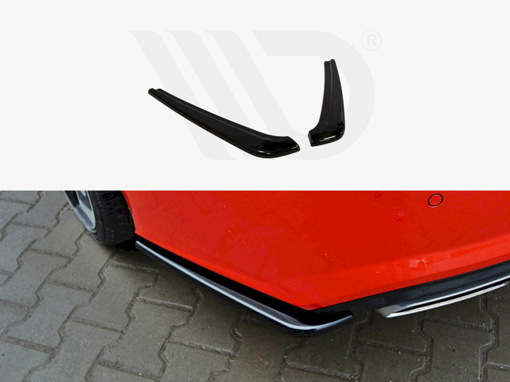 Rear Side Splitters Audi A7 S-line (Facelift) (2014-2018) - Wayside Performance 