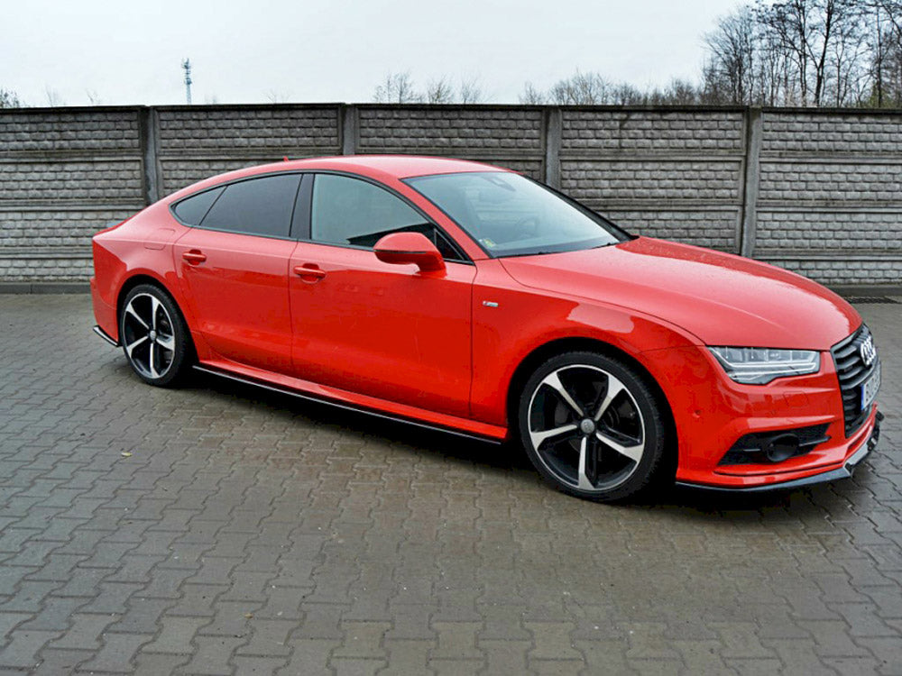 Side Skirts Diffusers Audi S7 / A7 S-line C7 FL (2014-2017) - Wayside Performance 