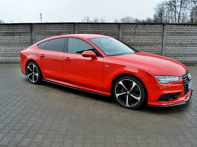 Side Skirts Diffusers Audi S7 / A7 S-line C7 FL (2014-2017) - Wayside Performance 