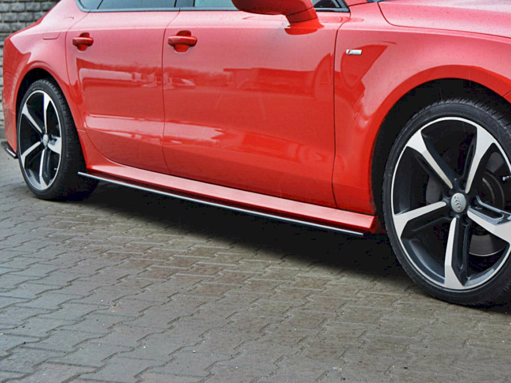 Side Skirts Diffusers Audi S7 / A7 S-line C7 FL (2014-2017) - Wayside Performance 