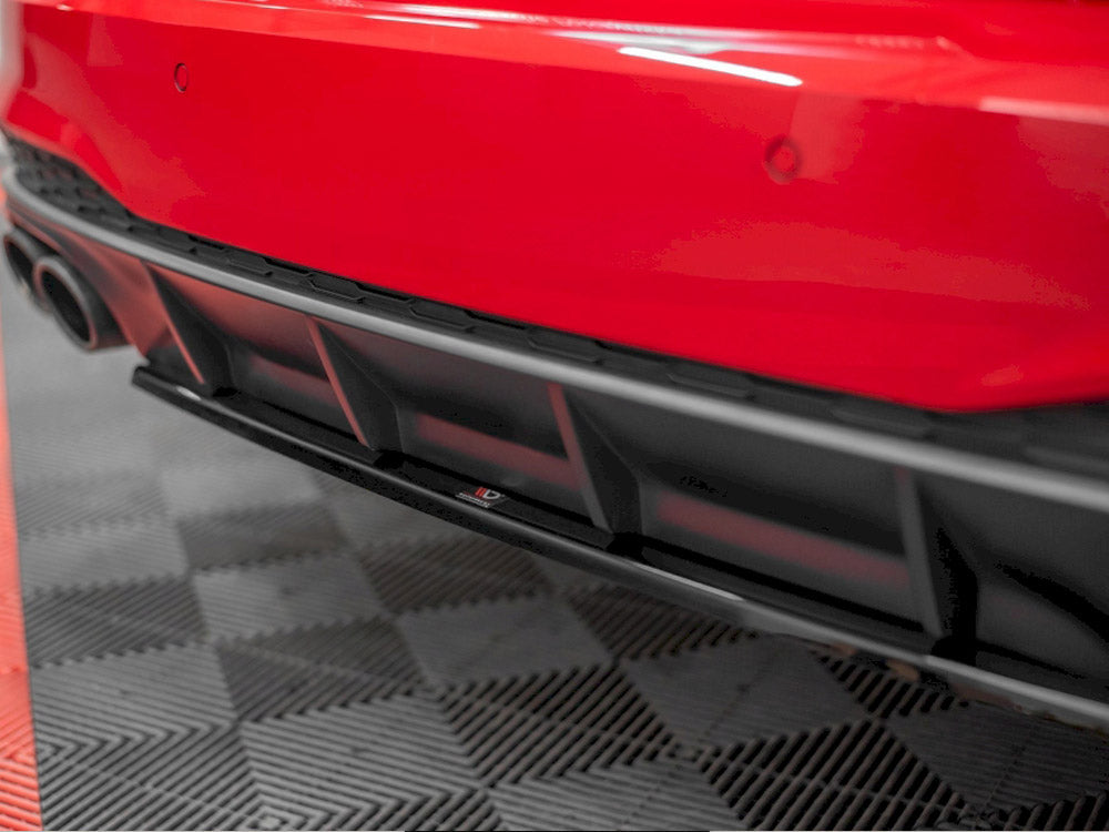 Central Rear Splitter Audi A7 C8 S-Line (2017-) - Wayside Performance 