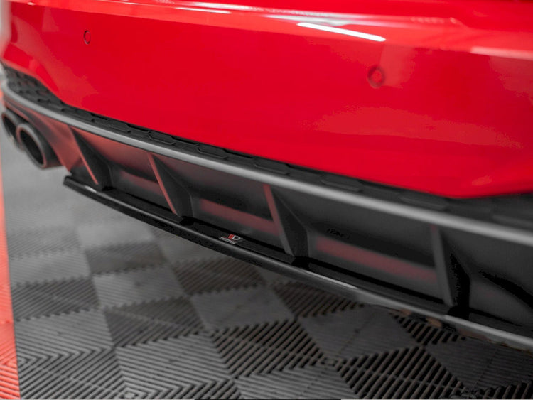 Central Rear Splitter Audi A7 C8 S-Line (2017-) - Wayside Performance 