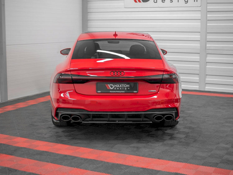 Central Rear Splitter Audi A7 C8 S-Line (2017-) - Wayside Performance 
