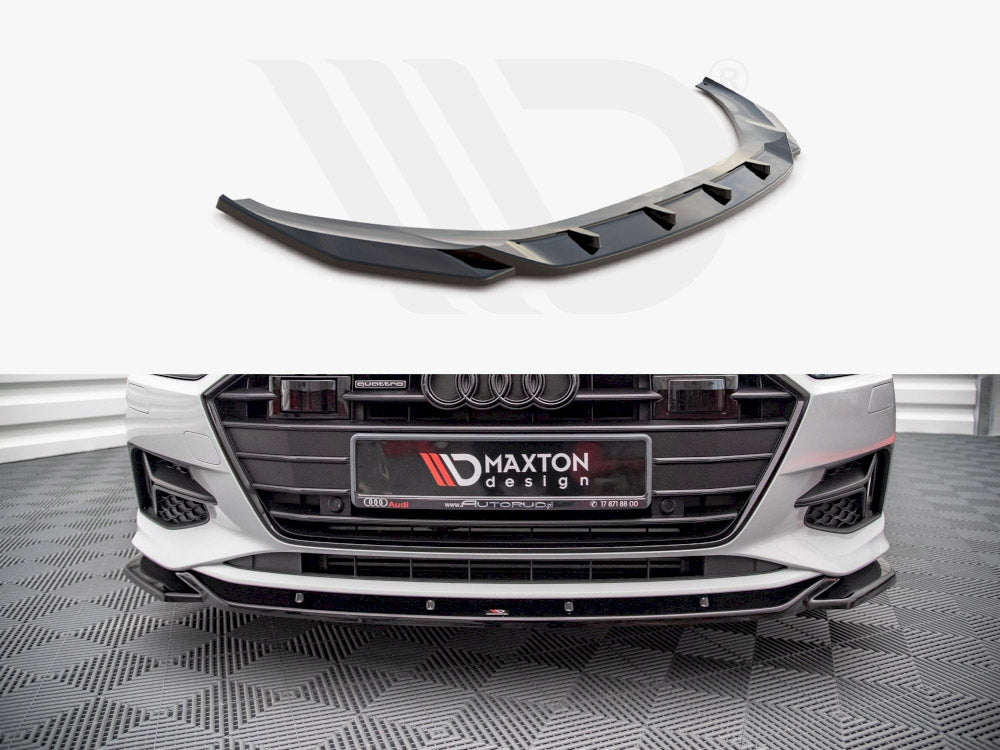 Front Splitter  V.1 Audi A7 C8 - Wayside Performance 