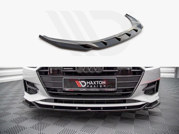 Front Splitter  V.1 Audi A7 C8 - Wayside Performance 