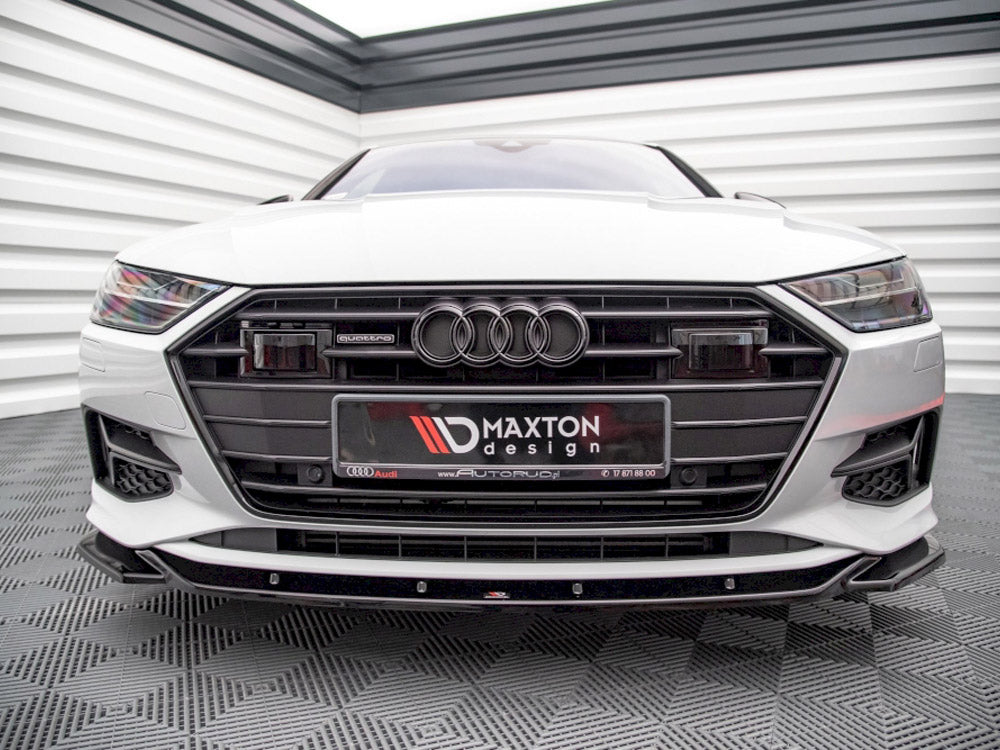 Front Splitter  V.1 Audi A7 C8 - Wayside Performance 