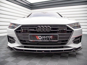 Front Splitter  V.1 Audi A7 C8 - Wayside Performance 