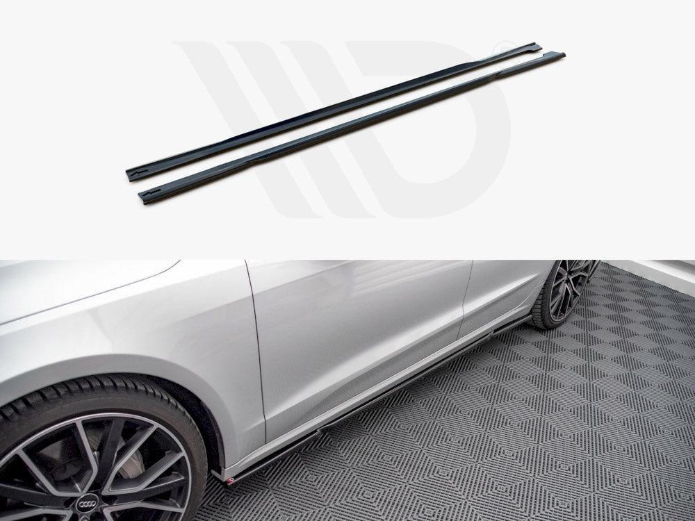 Side Skirts Diffusers Audi A7 C8 (2018-) - Wayside Performance 