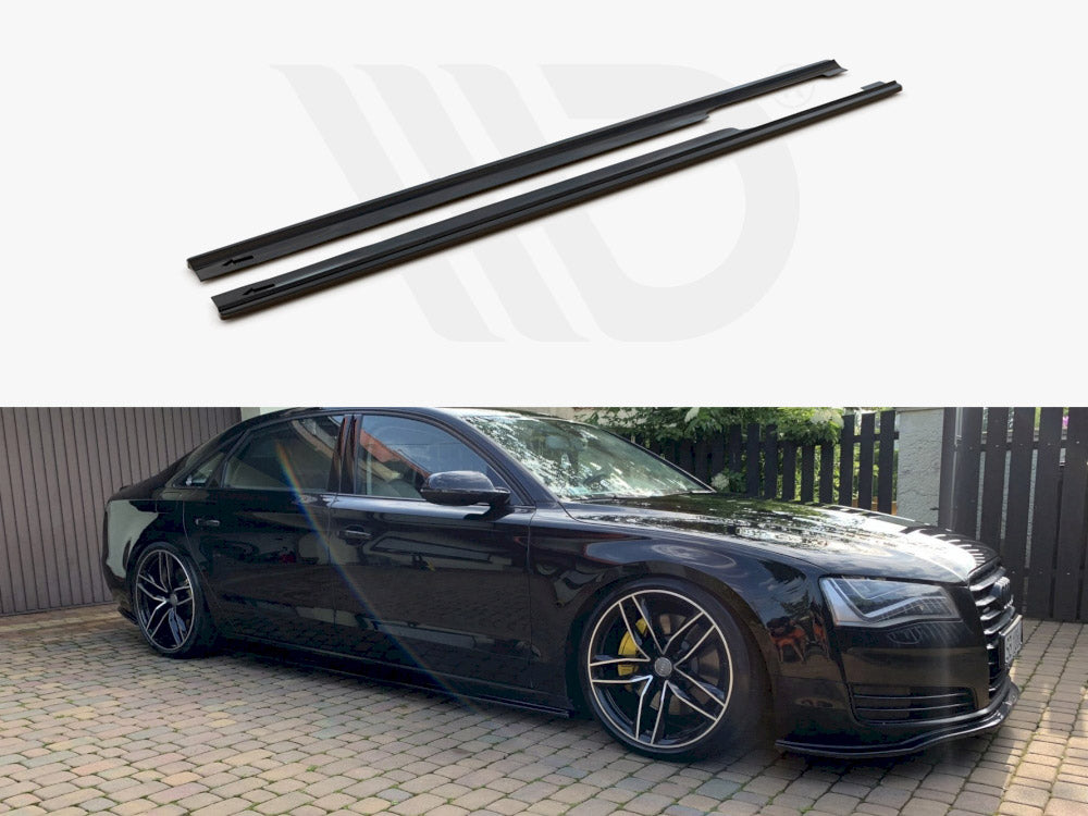 Side Skirts Diffusers Audi A8 Long D4 (2009- 2013) - Wayside Performance 
