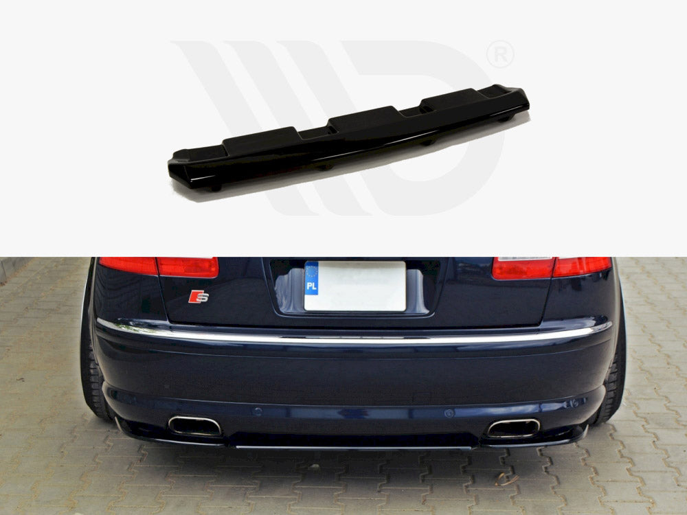 Central Rear Splitter (Vertical Bars) Audi S8 D3 (2006-2010) - Wayside Performance 