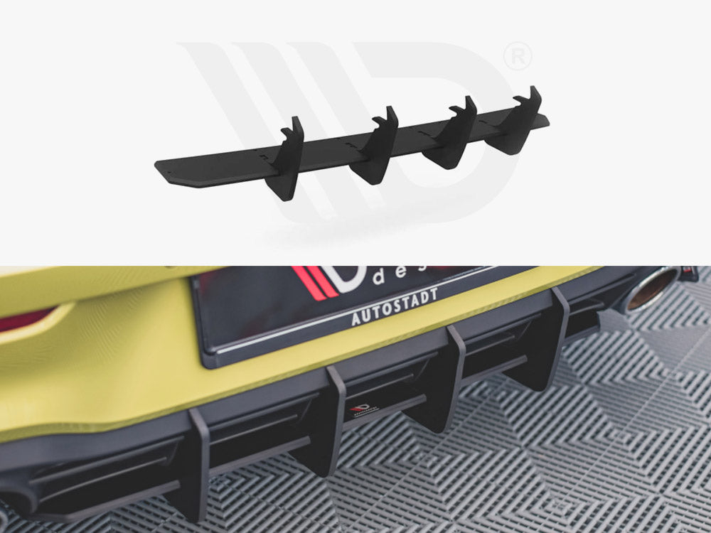 Racing Durability Rear Diffuser V2 Vw Golf 8 Gti Clubsport (2020-) - Wayside Performance 