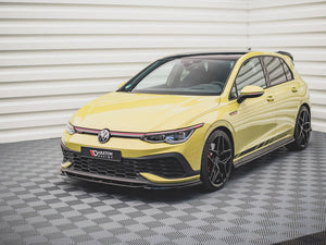 Front Splitter V2 Vw Golf 8 Gti Clubsport (2020-) - Wayside Performance 