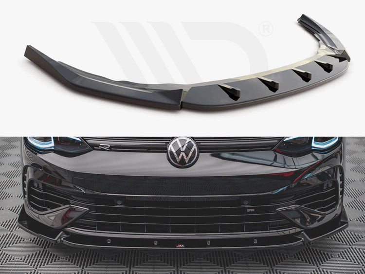Front Splitter V.2 Vw Golf R Mk8 (2020-) - Wayside Performance 