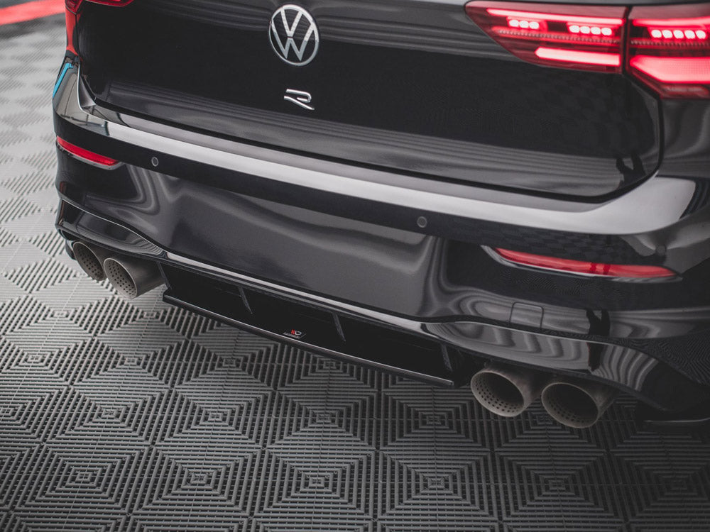 Central Rear Splitter Vw Golf R Mk8 (2020-) - Wayside Performance 