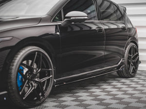 Side Skirts Diffusers V.2 + Flaps Vw Golf R Mk8 - Wayside Performance 