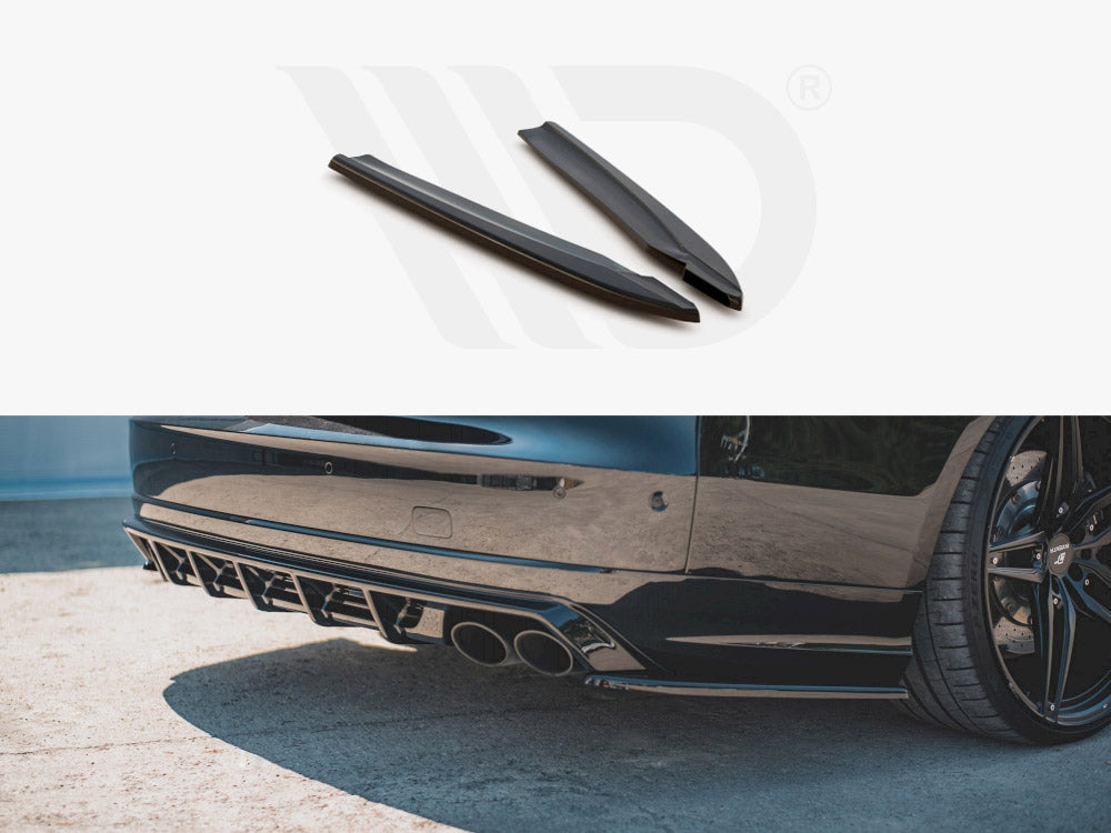 Rear Side Splitters V.2 Audi S8 D4 Facelift (2015-2017) - Wayside Performance 