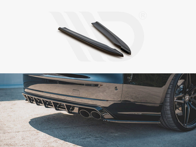 Rear Side Splitters V.2 Audi S8 D4 Facelift (2015-2017) - Wayside Performance 
