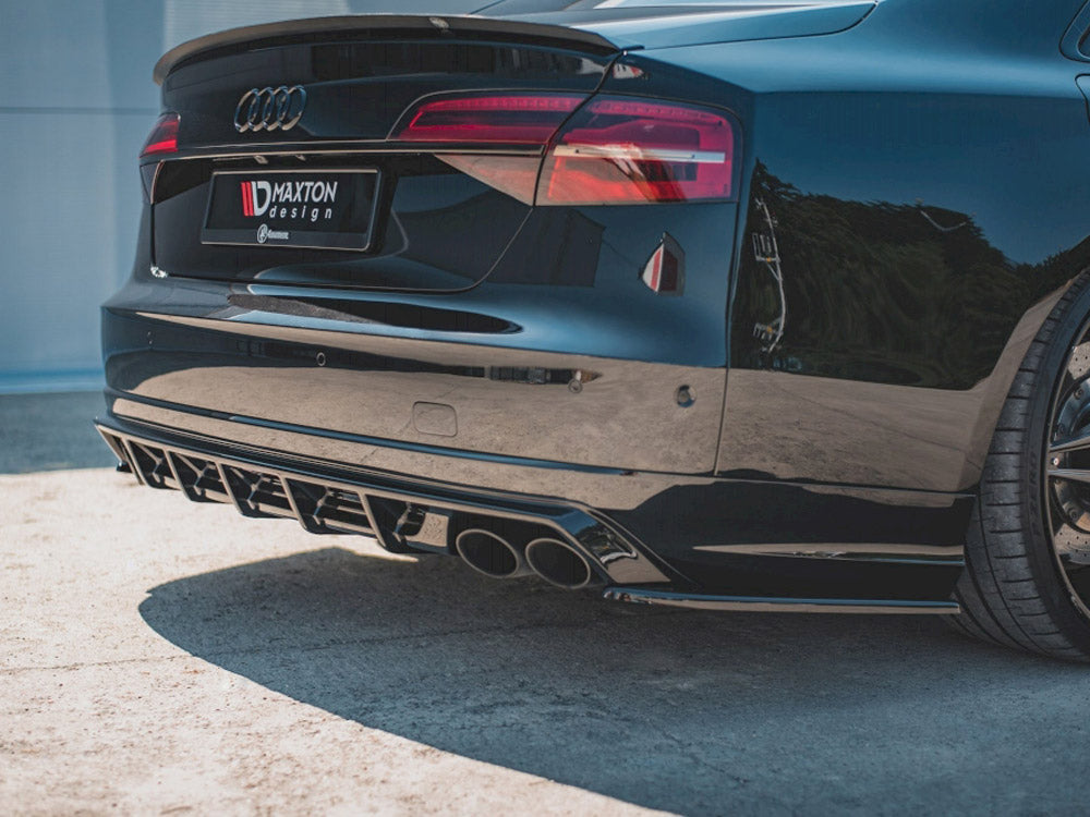 Rear Side Splitters V.2 Audi S8 D4 Facelift (2015-2017) - Wayside Performance 