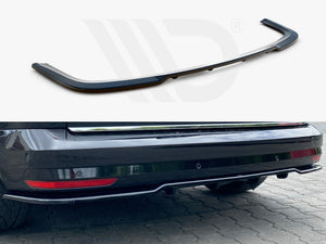 Central Rear Splitter (W/ Vertical Bars) Volkswagen Caddy MK4 (2015-2020) - Wayside Performance 