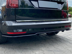 Central Rear Splitter (W/ Vertical Bars) Volkswagen Caddy MK4 (2015-2020) - Wayside Performance 