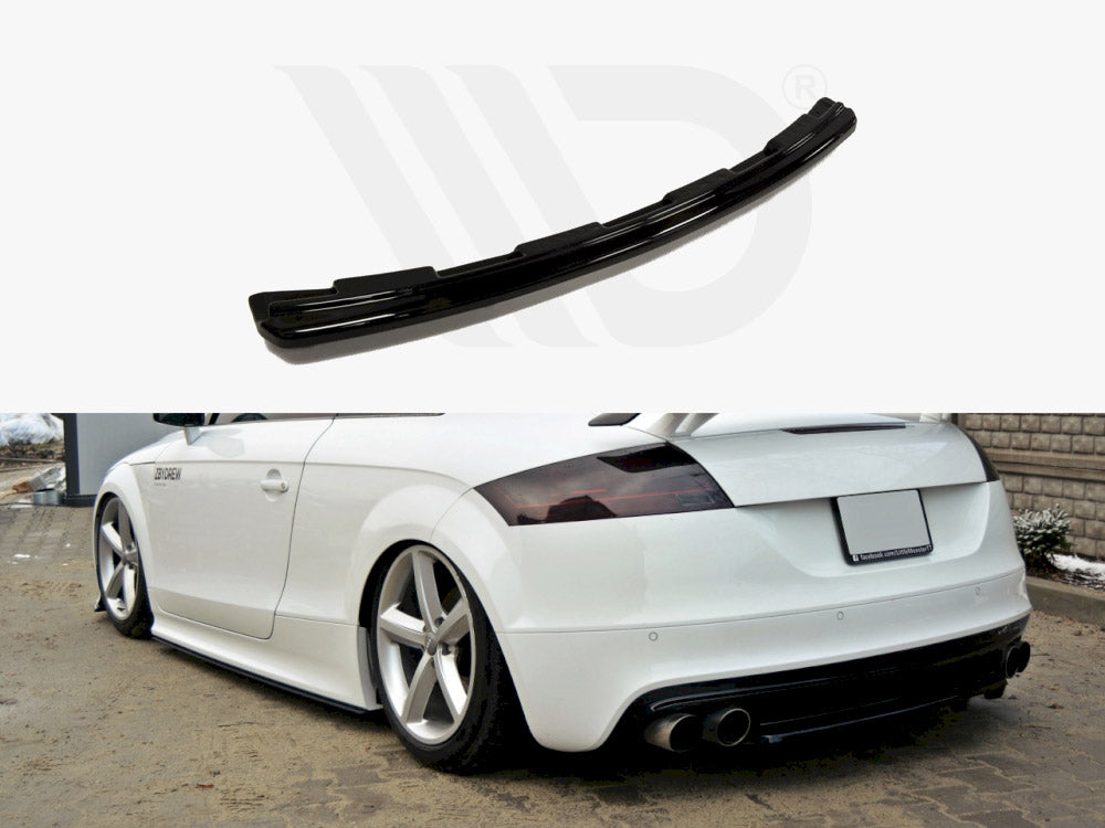 Central Rear Splitter (Vertical Bars) Audi TT S 8J - Wayside Performance 