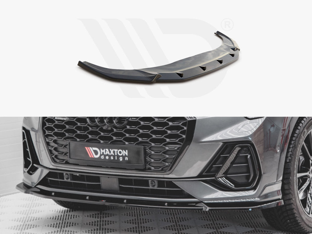 Front Splitter V.2 Audi Q3 Sportback S-Line - Wayside Performance 