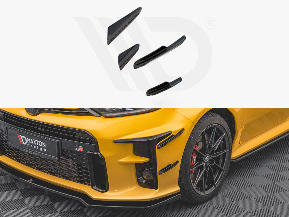 Front Bumper Wings (Canards) Toyota Gr Yaris Mk4 (2020-) - Wayside Performance 