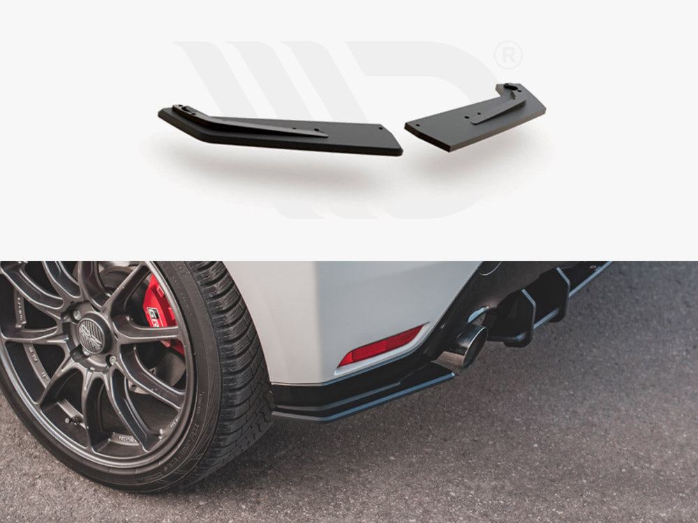 Racing Durability Rear Side Splitters Toyota Gr Yaris Mk4 (2020-) - Wayside Performance 