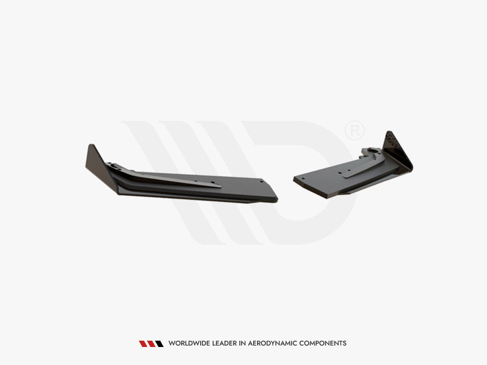 Racing Durability Rear Side Splitters (+flaps) Toyota Gr Yaris Mk4 (2020-) - Wayside Performance 